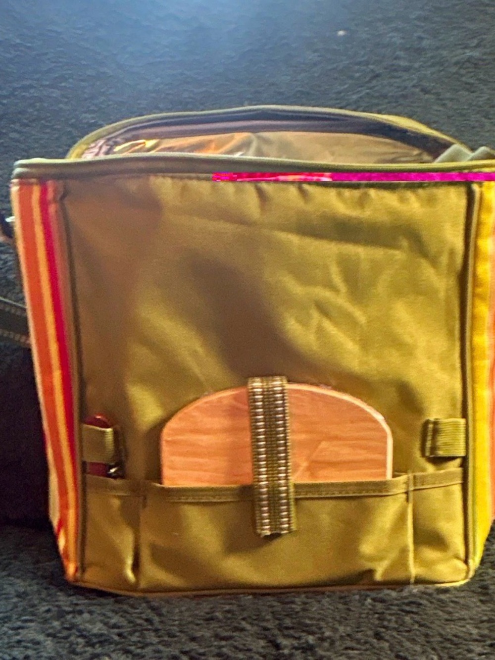 Olive Green Women's Backpack Organizer - Unbranded cooler bag